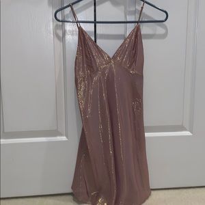 Beautiful rose gold dress